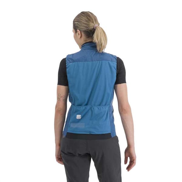 Sportful Gilet Giara Layer Blå XS Kvinde