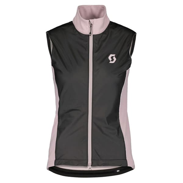 Scott Gilet Gravel Warm Merino Svart M Kvinna