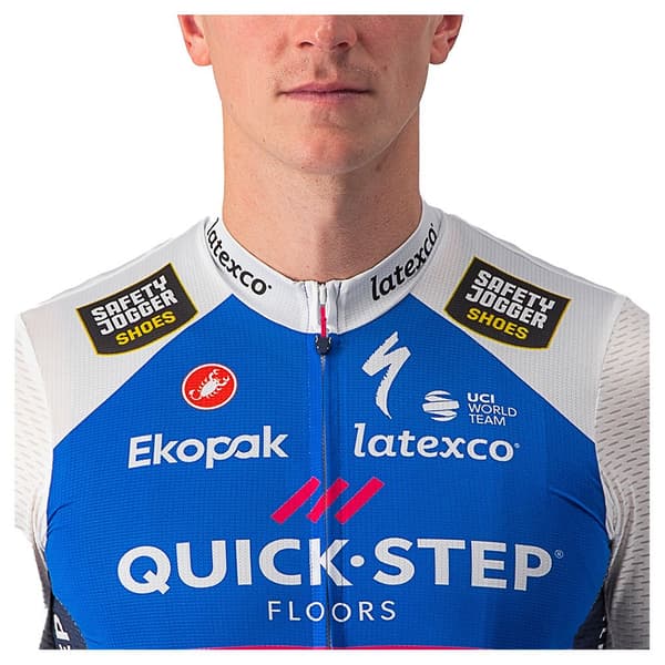 Castelli Kortärmad Tröja Competizione Blå L Man