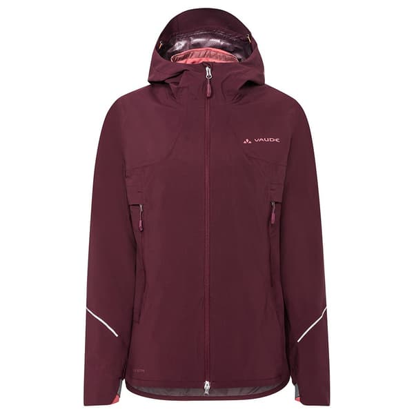 Vaude Bike Jacka Yaras 3in1 Röd 44 Kvinna