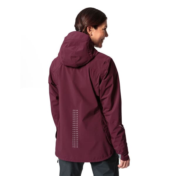 Vaude Bike Jacka Yaras 3in1 Röd 44 Kvinna