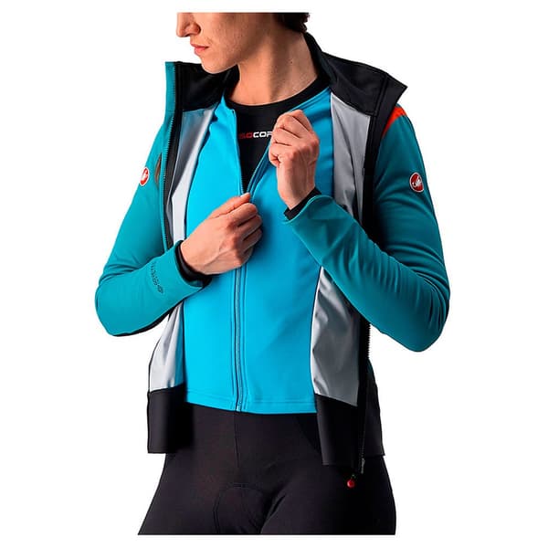Castelli Jakke Alpha Ros Blå L Kvinde