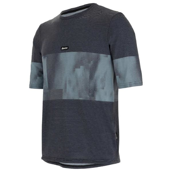 Santini Kortärmad T-shirt Forza Indoor Collection Blå 2XL Man