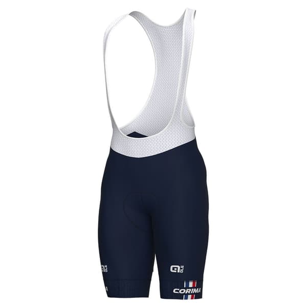 Ale Det Franske Cykelforbund Bib Shorts Replica 2023 Hvid S Mand
