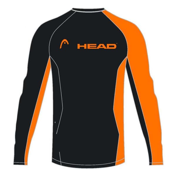 Head Bike Langærmet T-shirt Freeride Orange,Grå 2XL Mand
