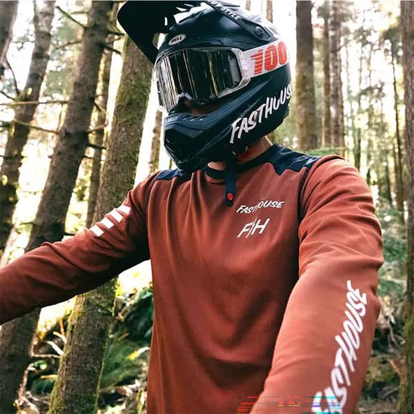 Fasthouse Långärmad T-shirt Alloy Rally Orange S Man