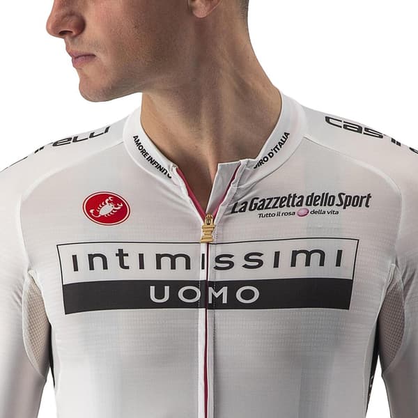 Castelli Kortærmet Trøje Giro Italia 2022 Race Hvid XL Mand