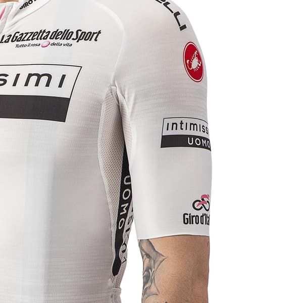 Castelli Kortærmet Trøje Giro Italia 2022 Race Hvid XL Mand