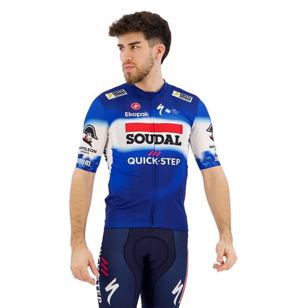 Castelli Kortærmet Trøje Competizione 3 Soudal Quick-step 2024 Blå L Mand