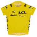 Miniatyrbild 1 av 2: Santini Ledare Tour De France Gpm 2022 Jr Kort Ärm Jersey Gul