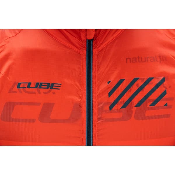 Cube Gilet Teamline Röd XL Man