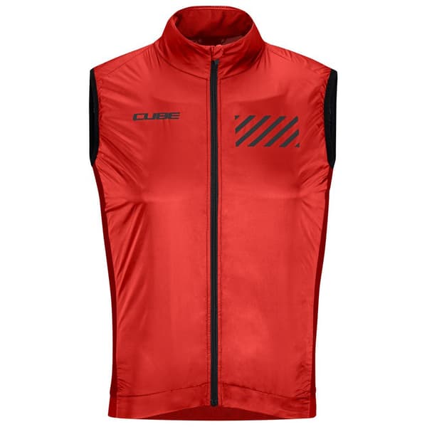 Cube Gilet Teamline Röd XL Man