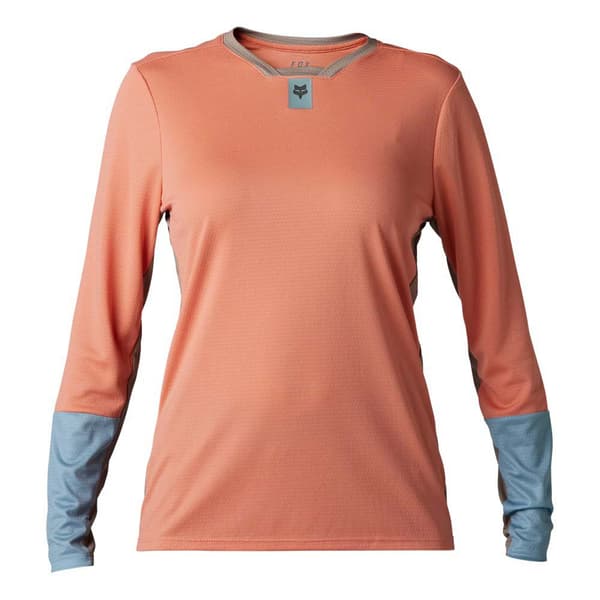 Fox Racing Mtb Langærmet T-shirt Defend Orange L Kvinde
