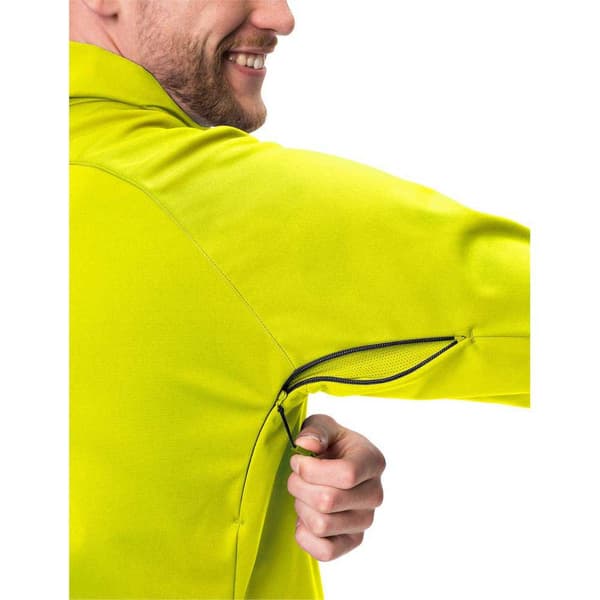 Vaude Bike Soft Shell Jacka Posta Vi Gul L Man