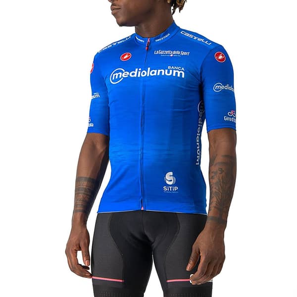 Castelli Kortärmad Tröja Giro Italia 2022 Competizione Blå XS Man