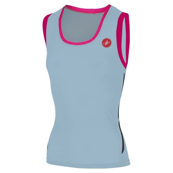 Castelli Ärmlös T-shirt Al Ii Run Blå S Kvinna
