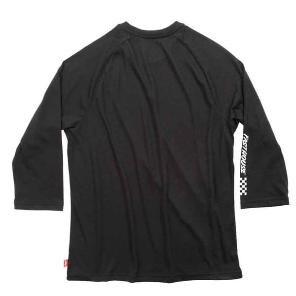 Fasthouse Rush Raglan Tech 3/4 Ærme T-shirt Sort XL Mand