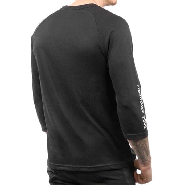 Fasthouse Rush Raglan Tech 3/4 Ærme T-shirt Sort XL Mand