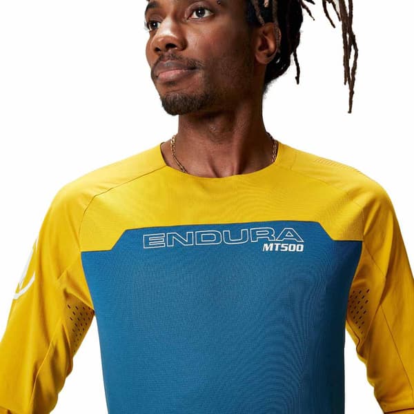 Endura Långärmad T-shirt Mt500 Burner Blå 2XL Man