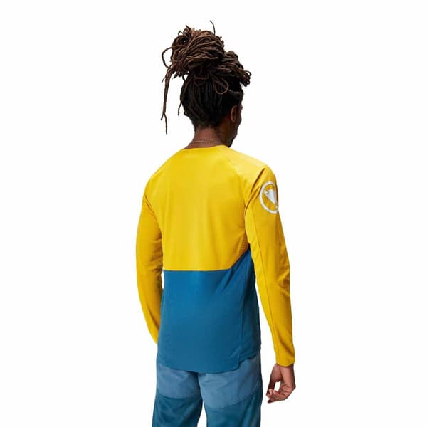 Endura Långärmad T-shirt Mt500 Burner Blå 2XL Man
