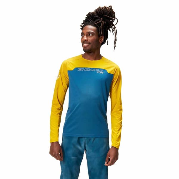 Endura Långärmad T-shirt Mt500 Burner Blå 2XL Man