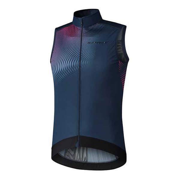Shimano Gilet S-phyre Wind Printed Blå M Man