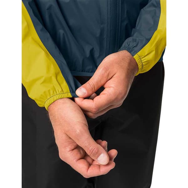 Vaude Bike Regnjakke Drop Iii Gul,Blå M Mand