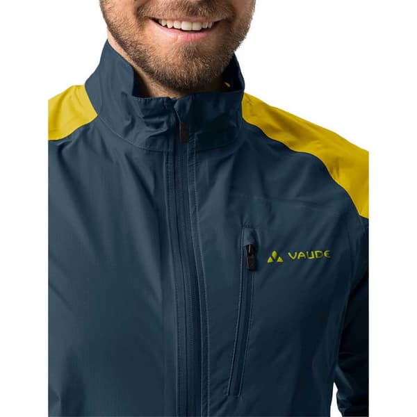 Vaude Bike Regnjakke Drop Iii Gul,Blå M Mand