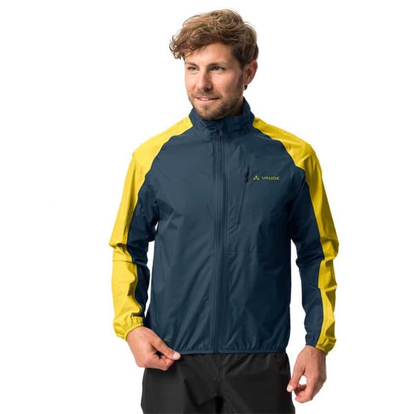 Vaude Bike Regnjakke Drop Iii Gul,Blå M Mand