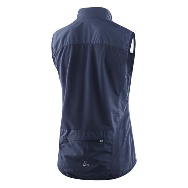 Loeffler Gilet Cf Wpm Pocket Blå 46 Kvinde