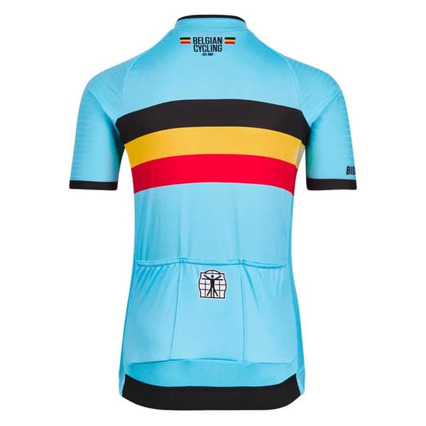 Bioracer Kortærmet Trøje Belgium Icon Classic Flerfarvet 140 cm