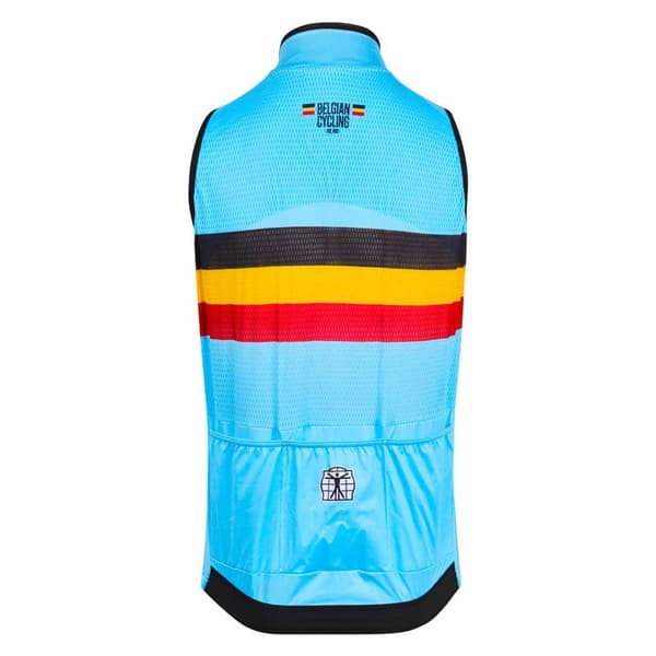 Bioracer Gilet Belgium Icon Wind Flerfärgad M Man