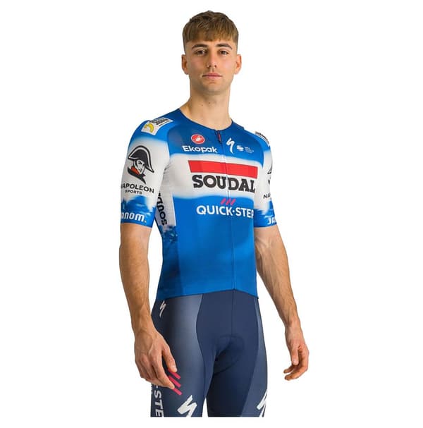 Castelli Kortærmet Trøje Aero Race 7.0 Soudal Quick-step 2024 Blå XL Mand