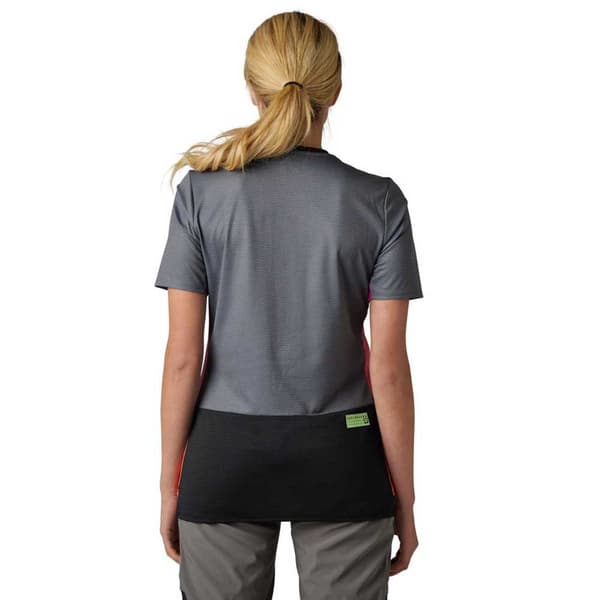 Fox Racing Mtb Kortærmet T-shirt Defend Race Grå S Kvinde