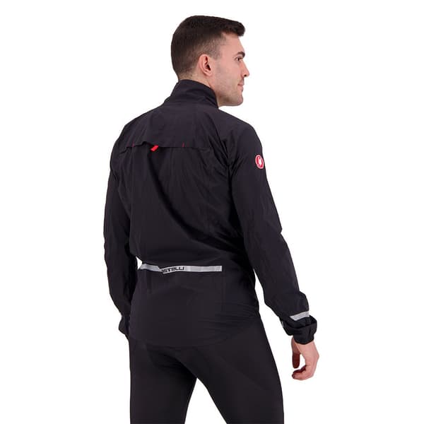 Castelli Jacka Emergency 2 Rain Svart S Man