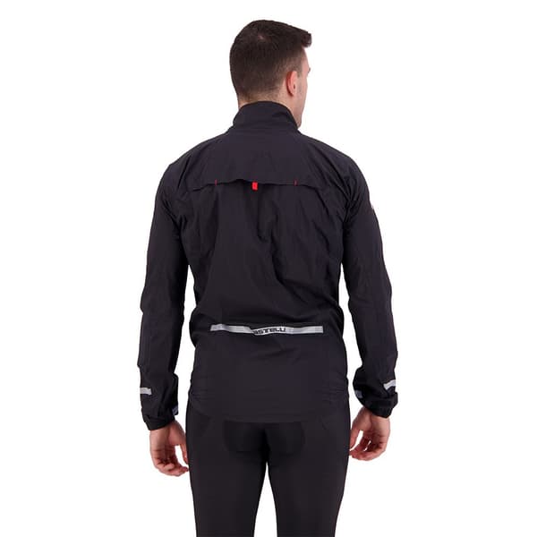 Castelli Jacka Emergency 2 Rain Svart S Man