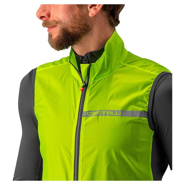 Castelli Gilet Squadra Stretch Grönt XS Man