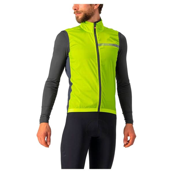 Castelli Gilet Squadra Stretch Grönt XS Man