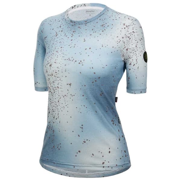 Santini Kortärmad T-shirt Fango Delta Blå 2XL Kvinna
