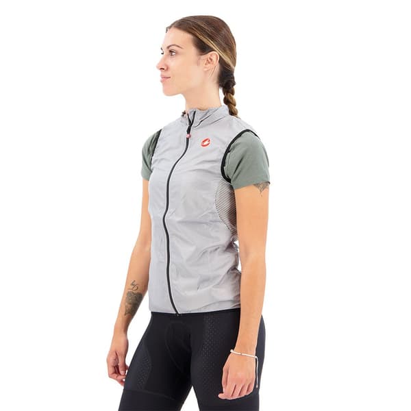 Castelli Gilet Aria Harmaa L Nainen
