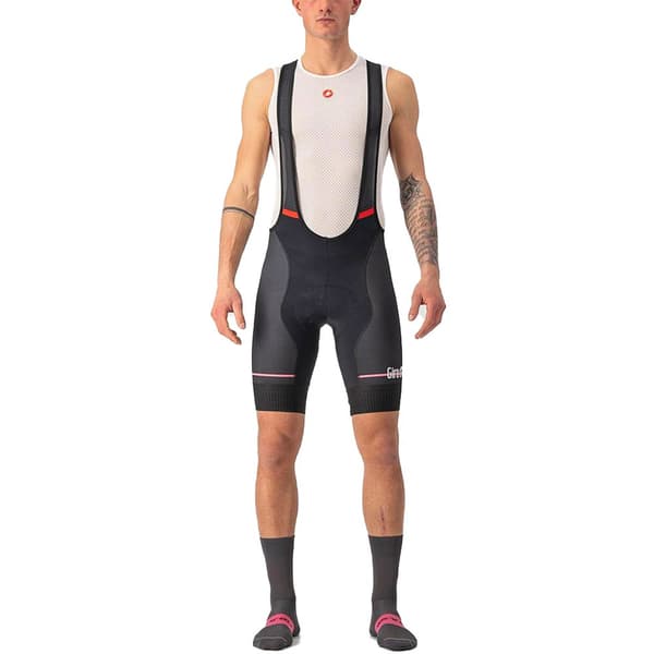 Castelli Bib Shortsit Giro Italia 2022 Competizione Musta XL Mies