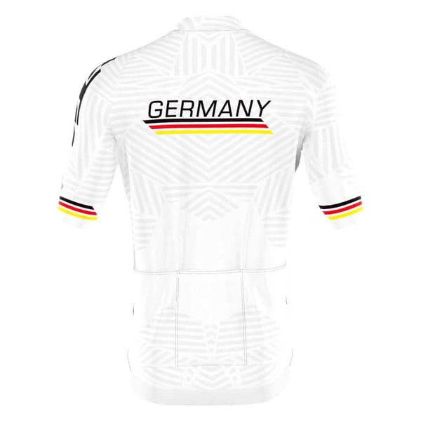 Bioracer Kortærmet Trøje German Icon Classic Matrix Hvid 2XL Mand