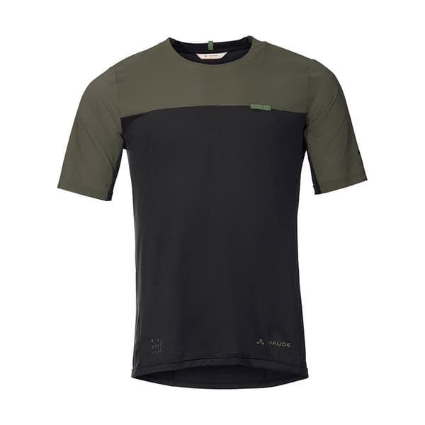 Vaude Bike Kortærmet T-shirt Kuro Ii Grøn,Sort M Mand