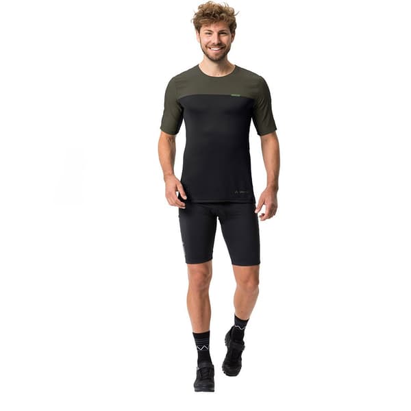 Vaude Bike Kortærmet T-shirt Kuro Ii Grøn,Sort M Mand