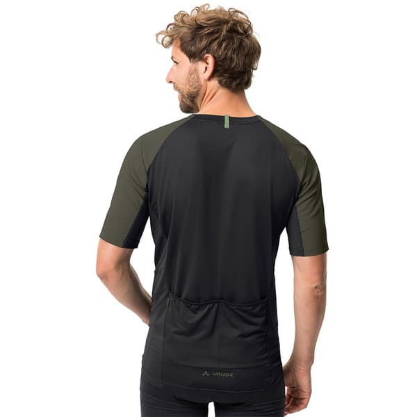 Vaude Bike Kortærmet T-shirt Kuro Ii Grøn,Sort M Mand