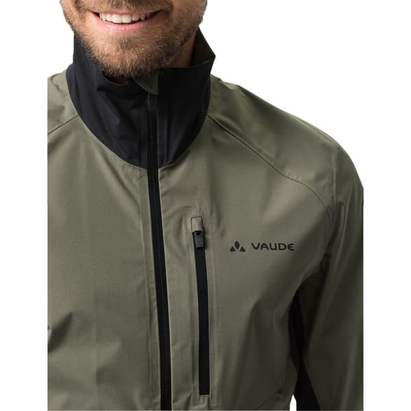 Vaude Bike Regnjakke Kuro Grøn L Mand