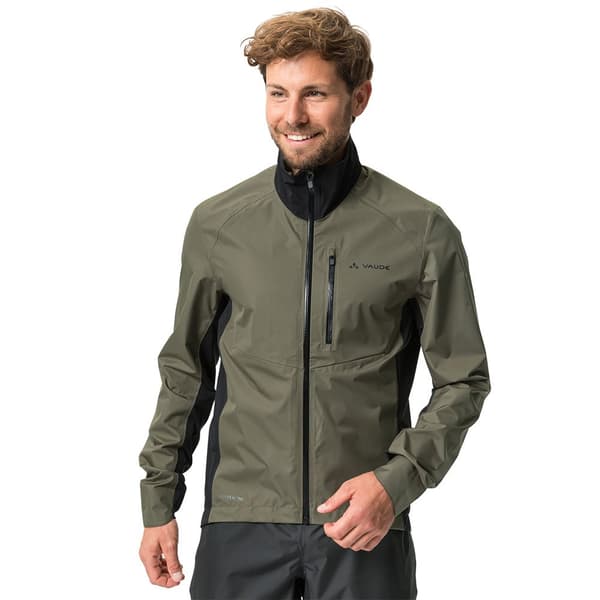 Vaude Bike Regnjakke Kuro Grøn L Mand