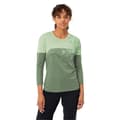 Miniatyrbillede 1 af 7: Vaude Moab Long Sleeve V 3/4 Ærme T-shirt Grøn 40 Kvinde