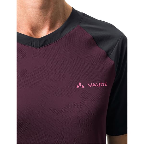 Vaude Bike Kortärmad T-shirt Moab Pro Lila 44 Kvinna