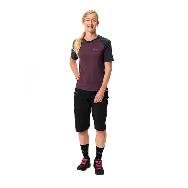 Vaude Bike Kortärmad T-shirt Moab Pro Lila 44 Kvinna